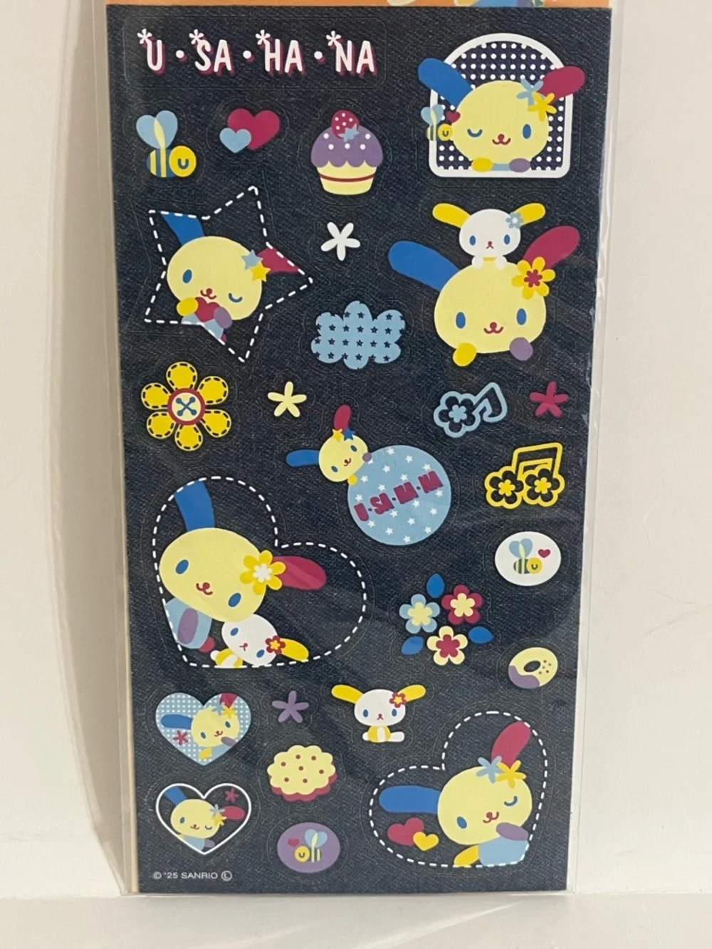 Usahana Denim Theme Sticker Sheet